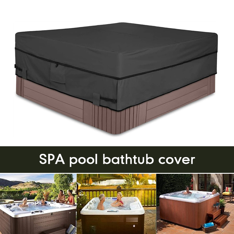 Pool Cover Waterproof - Juste anti-poussière carrée pour spa, baignoire,