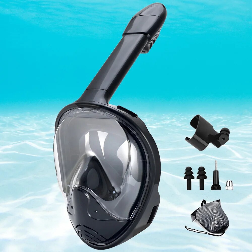 Snorkel Mask Full Face - Masque intégral de plongée sous-marine pour