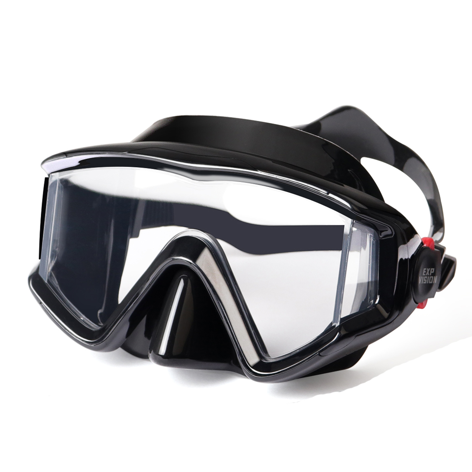 Snorkel Mask Full Face - Masque de plongée de natation antibuée,