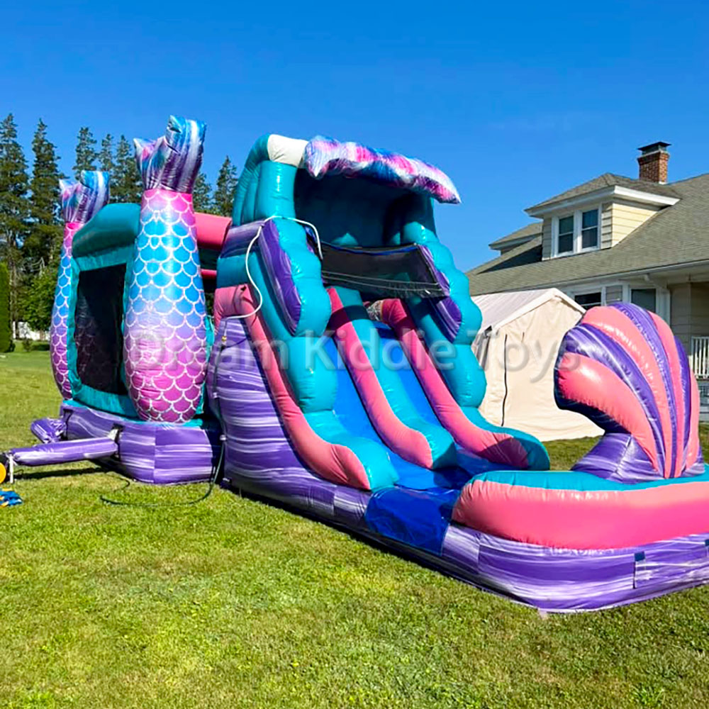 Château gonflable double voie  - Water Slide Inflatable avis et prix