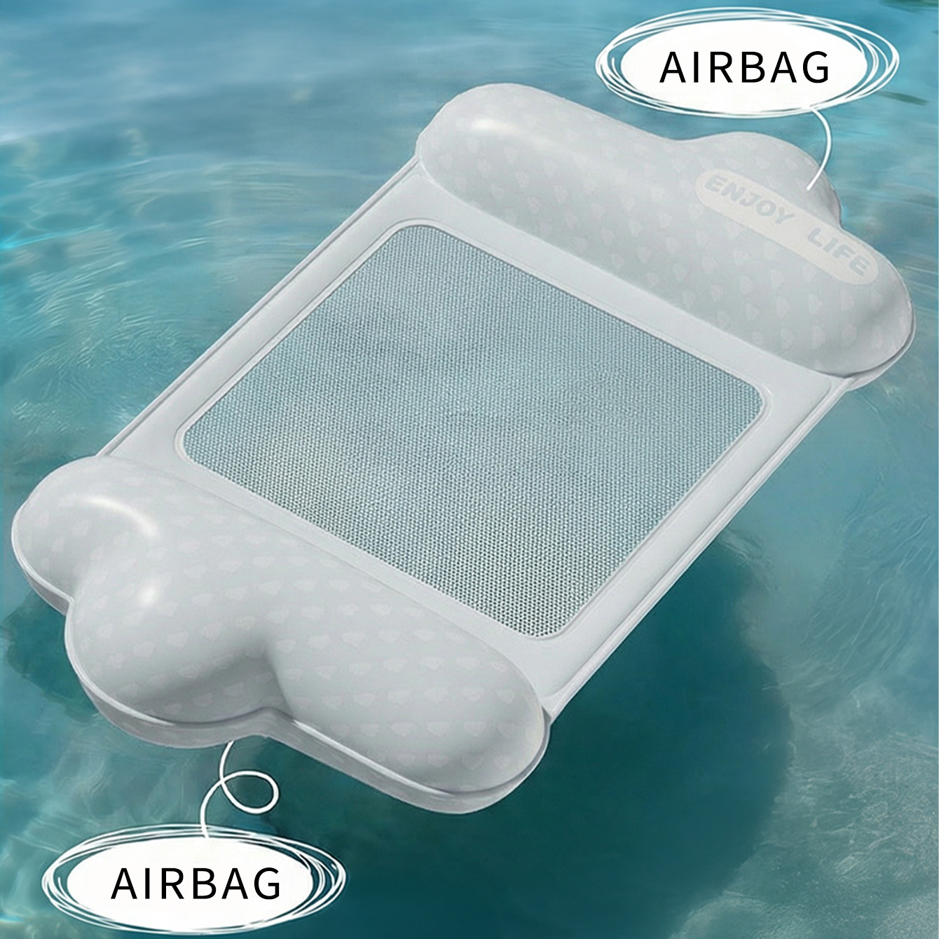 1PC Matelas flottant gonflable - Pool Lounger Inflatable avis et prix