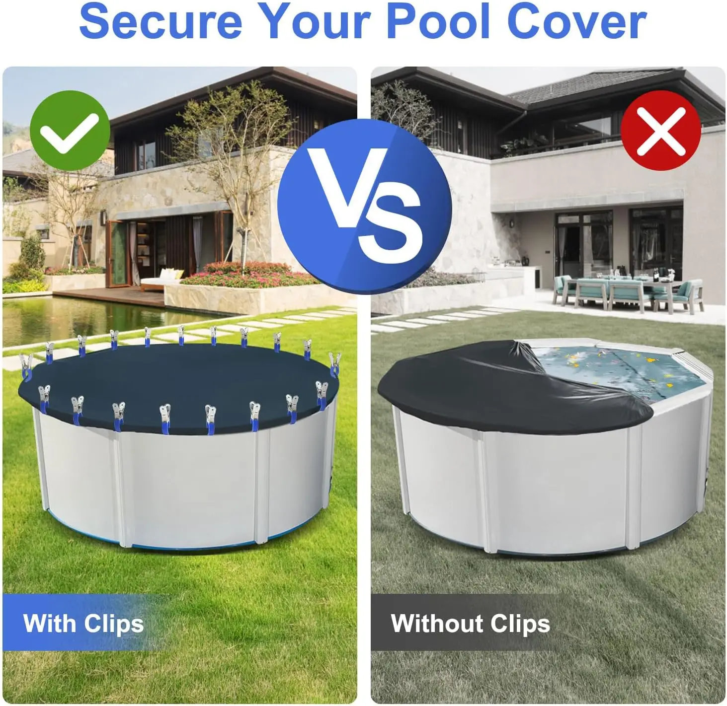 Pinces de couverture de piscin - Pool Ladder Above Ground avis et prix