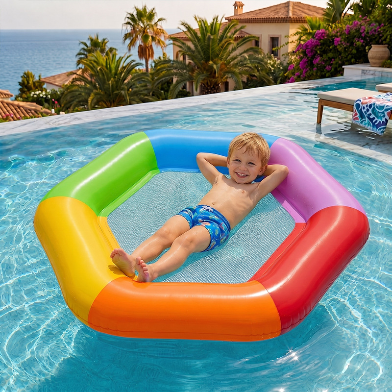 Nouveau matelas flottant gonfl - Pool Lounger Inflatable avis et prix